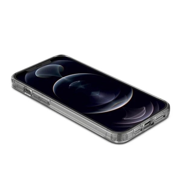 iPhone 12 Pro Max Magsafe Uyumlu Darbe Emici Manyetik Şeffaf Silikon Kılıf - 3