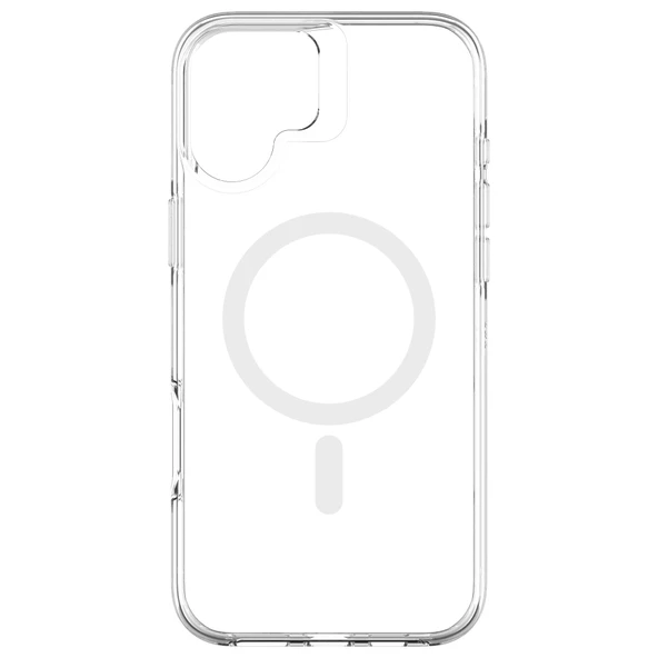 iPhone 16 Plus Neo Hybrid Magsafe Şarj Özellikli Şeffaf Manyetik Silikon Kılıf - 2