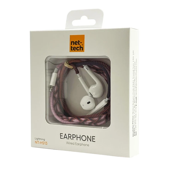 Nettech NT-HS13 Lighting Lightning Girişli Kulak İçi Kulaklık (Beyaz) - 6