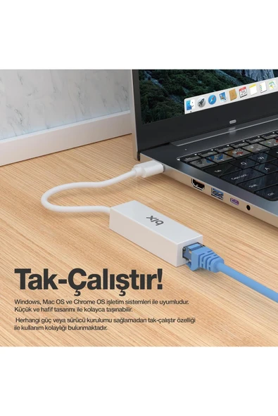 Adp-10 Usb 2.0 To Rj45 100mbps Ethernet Dönüştürücü Adaptör - 7
