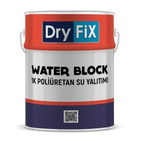 DryFix Water Block 1K Poliüretan Su Yalıtımı 25 Kg Gri