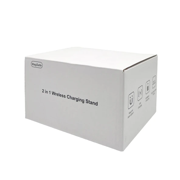 18W Wireless Kablosuz Şarj Standı (Beyaz) - 3