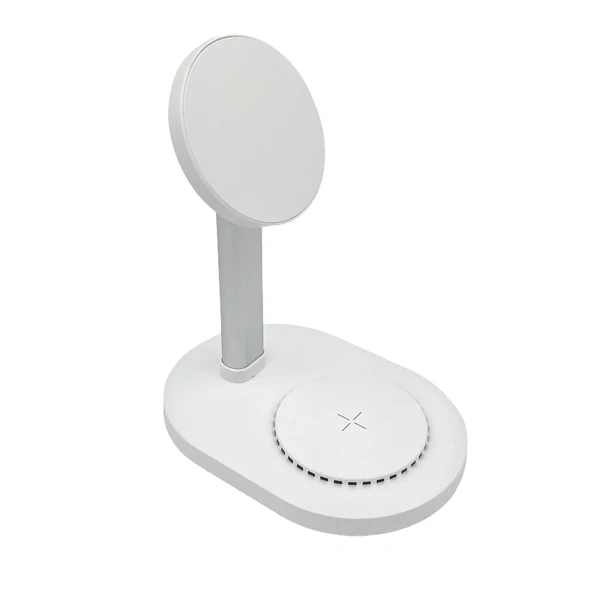 18W Wireless Kablosuz Şarj Standı (Beyaz) - 2