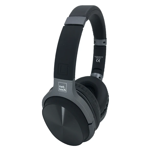 Nettech NT-BTH07 Kablosuz Kulak Üstü Kulaklık (Siyah) - 3