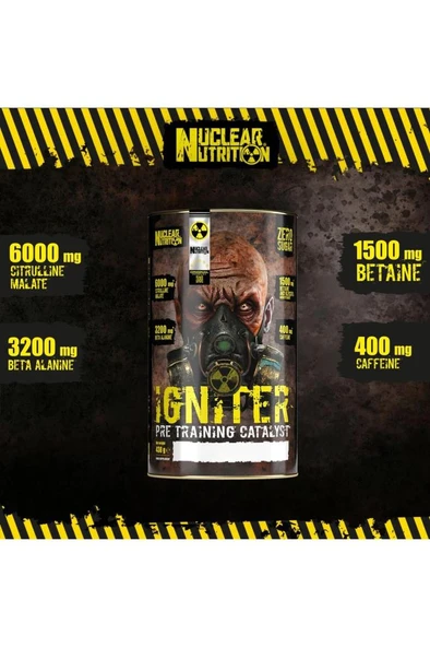 Nuclear Nutrition Igniter Pump Preworkout 438 G - 2