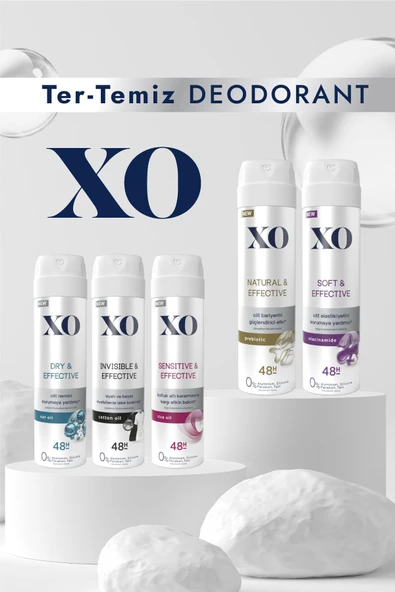 XO Dry Effective Kadın Sprey Deodorant 150 ml - 2
