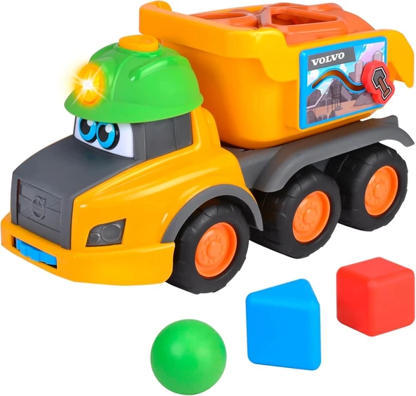 Dickie Toys, 204115008, Abc Harry Hauler, Serbest Tekerlek, Aktivite Aracı, Takılabilir 3 Çıngırak Şekli, Işıklı Ve Sesl