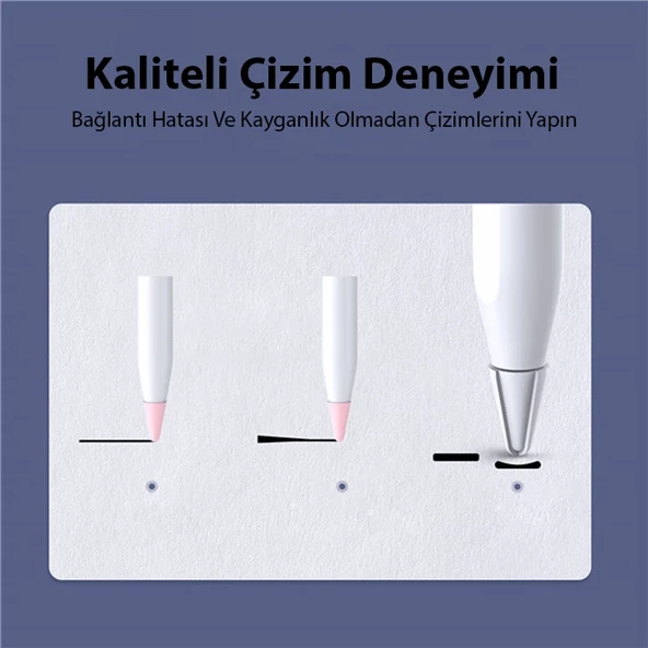 Dux Ducis Apple Pencil İçin Renkli Kalem Ucu 10x (Çok Renkli) - 5