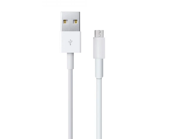 Nettech Powerline Seri Plastik 100 Cm Micro Şarj ve Data Kablosu (Beyaz)
