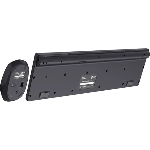 Lenovo Lecoo KM2001 Kablosuz Türkçe Q Klavye & Mouse Set Siyah - 4