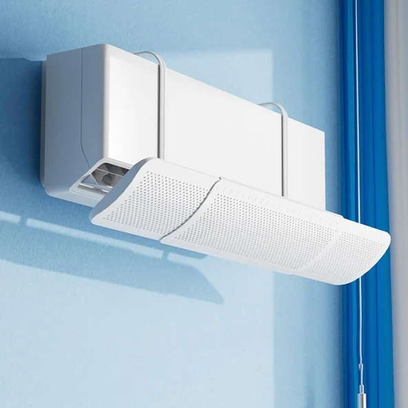 HyMark Split Klima Üniversal Ayarlanabilir Hava Yönlendirici Klima Çarpması Önleyici Hava Kalkanı ürün görseli 1