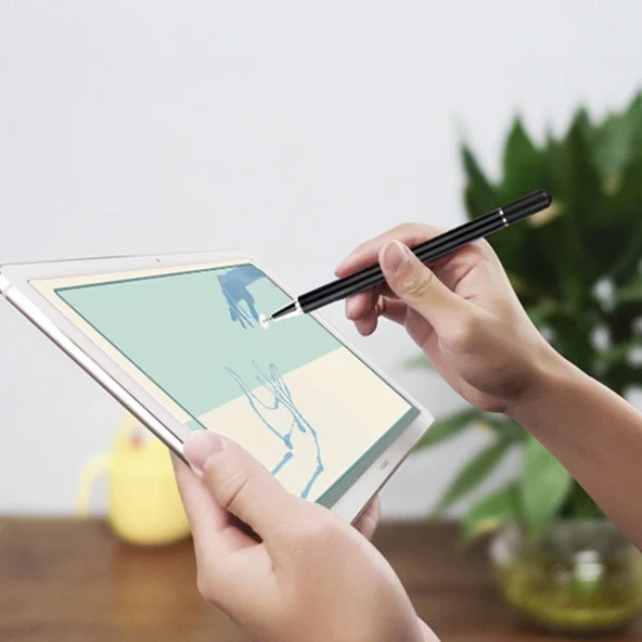 Universal VERS2 Stylus Kapasitif Tablet Telefon Dokunmatik Kalem (Siyah) - 3