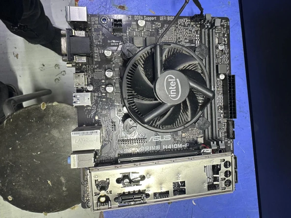 ASUS PRIME H410M-R 2933MHz DDR4 Soket 1200 mATX Anakart+Intel i7-10700F Sekiz Çekirdek 2.90 GHz İşlemci  +FAN - 2