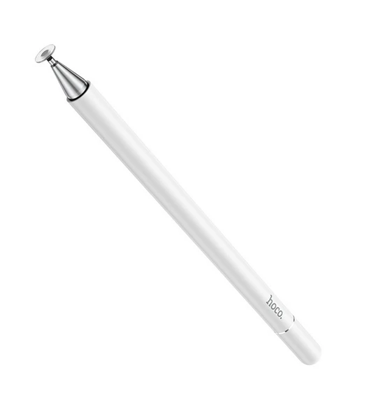 HOCO GM103 Fluent Series Universal Tablet Stylus Kapasitif Dokunmatik Kalem (Beyaz)