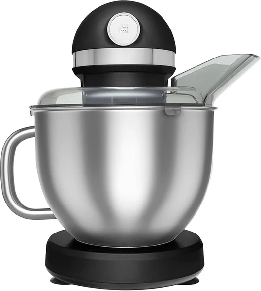 Karaca Mastermaid Chef Pro Çift Kollu 1750 W 5 lt Matte Black Silver Stand Mikser - Resim 4