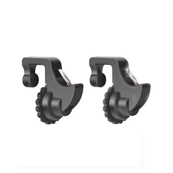 One Pair Profesyonel Joystick Pubg Oyun Ateşleyici Aparat 2 Adet (Siyah) - 2