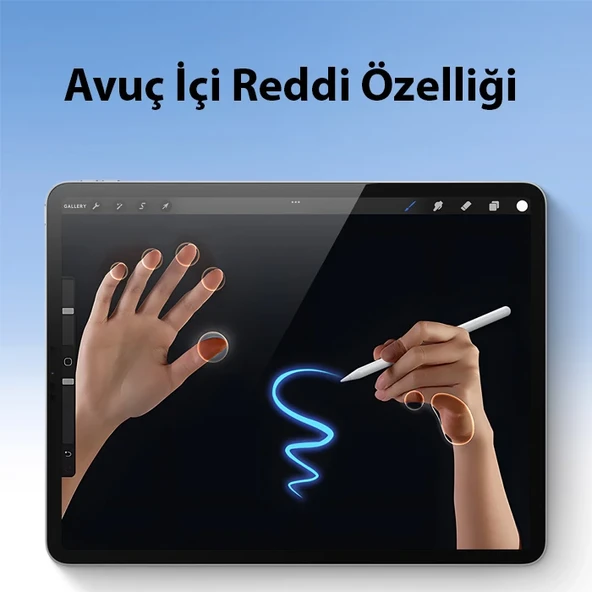 Dux Ducis SP-03 Kablosuz Şarjlı Stylus Pen iPad Tablet Dokunmatik Kalem (Beyaz) - 6