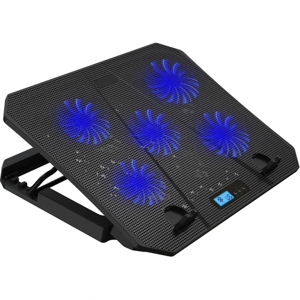 Ventus 5 Fanlı LED Aydınlatmalı Notebook Soğutucu