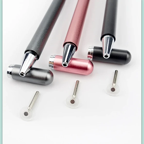 Universal VERS2 Stylus Kapasitif Tablet Telefon Dokunmatik Kalem (Rose Gold) - 4