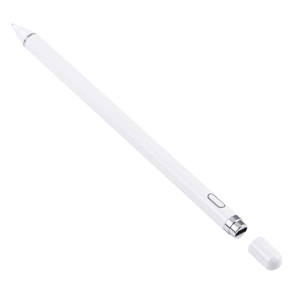K-2262 Universal Android-İOS Kapasitif iPad Tablet Dokunmatik Stylus Kalem (Beyaz) - 4