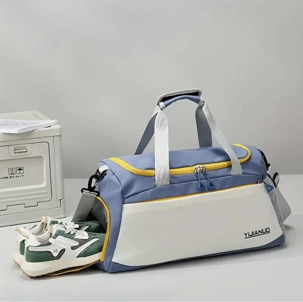 Unisex Ayakkabı Gözlü Havalandırmalı Spor, Gym, Fitness Çantası - 3