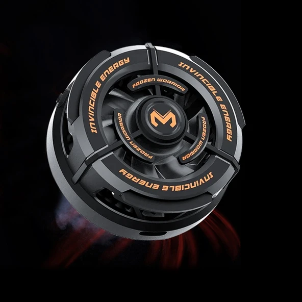 Memo CX-02 Manyetik Kablosuz Şarj ve Cep Telefon Soğutma Fanı Radyatör Soğutucu (Siyah) - 3