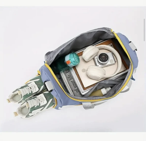 Unisex Ayakkabı Gözlü Havalandırmalı Spor, Gym, Fitness Çantası - 4