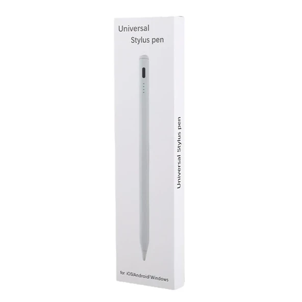 K-2260 Universal Kapasitif Stylus iPad Tablet Dokunmatik Kalem (Beyaz) - 4