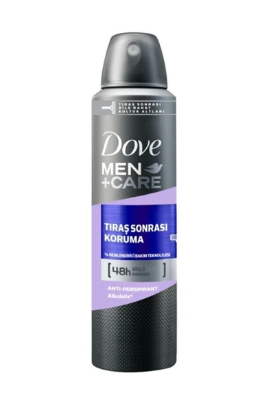 Dove Men Care Tıraş Sonrası Koruma Sağlayan Terleme Karşıtı Deodorant Sprey 150 ml