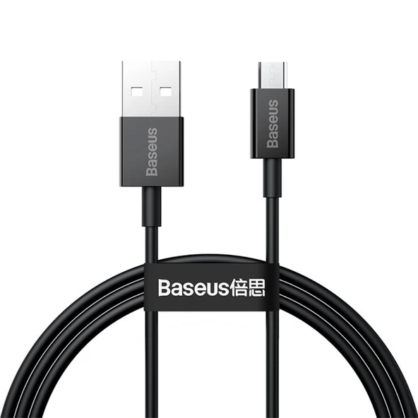 Baseus Superior Series USB to Mikro Hızlı Şarj ve Data Kablosu 2A 1m (Siyah)
