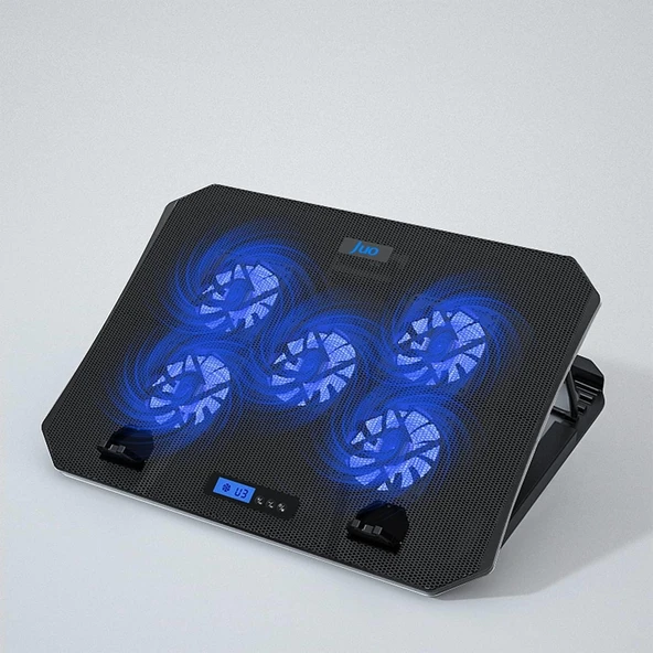Juo Ventus 5 Fanlı LED Aydınlatmalı Laptop Soğutucu - Resim 3