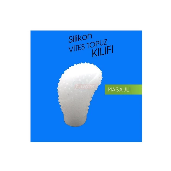 CARUB VitesTopuz Kılıfı Silikon Oval Masajl Şeffaf - 3