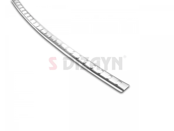 S-Dizayn Mercedes GLE350 Krom Arka Tampon Eşiği 2015-2019 A+ Kalite - Resim 4