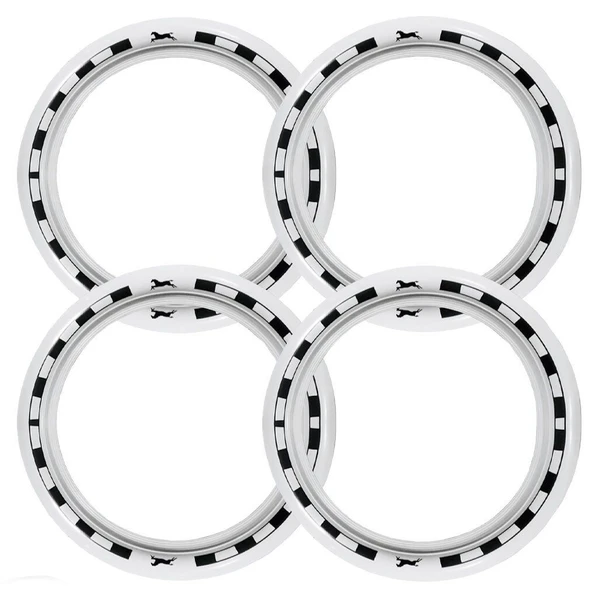 Citroen Uyumlu 15 Jant At Desenli Lastik Yanağı Beyaz Renk 1 Takım 4 Adet ürün görseli