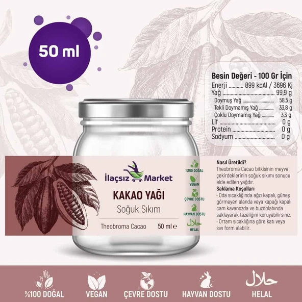 Kakao Yağı / 50 ml.