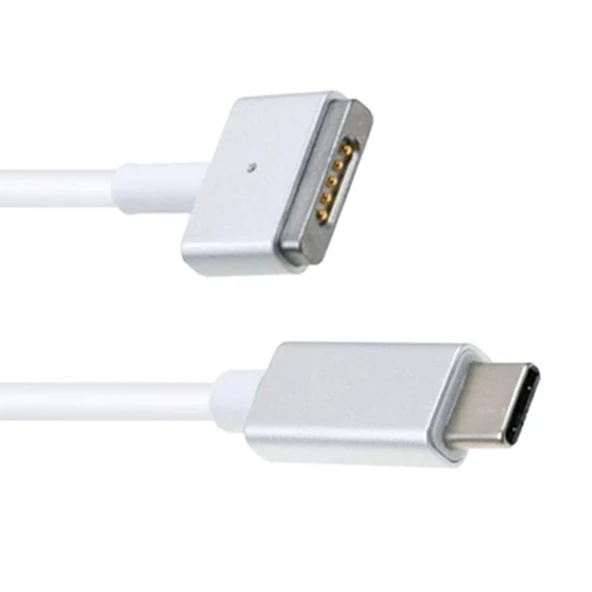 Usb-C To Magsafe 2 Macbook Pro Macbook Air Uyumlu Şarj Kablosu 1.8M (Beyaz) - 2
