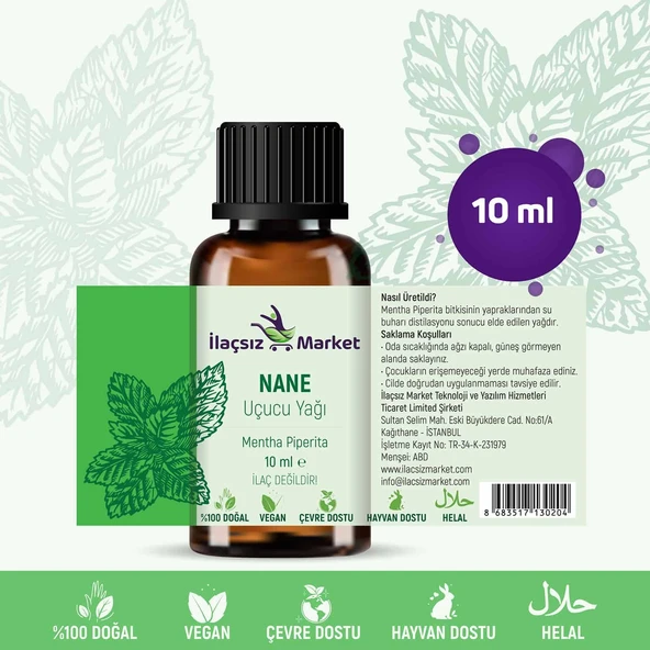 Nane Yağı / 10 ml (Tıbbi)
