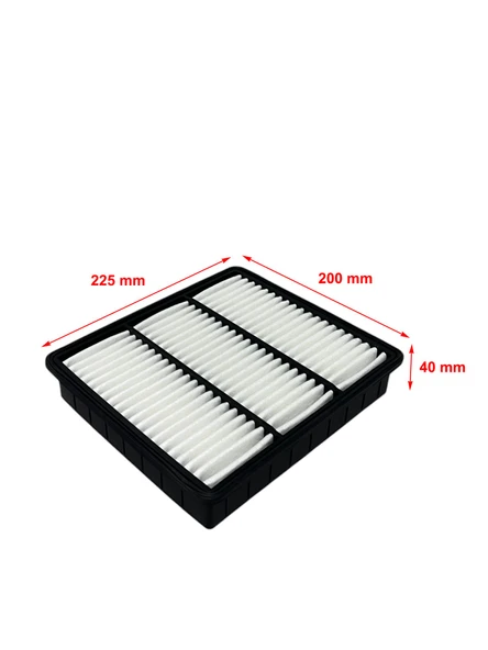 Wunder Mitsubishi Colt IV 1.3 55 Kw, 1.6 66-84 Kw, 1.8 103 Kw 1992-1996 Hava Filtresi - Resim 2