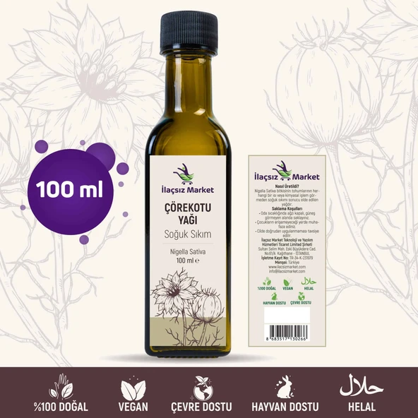 Çörek Otu Yağı / 100 ml.