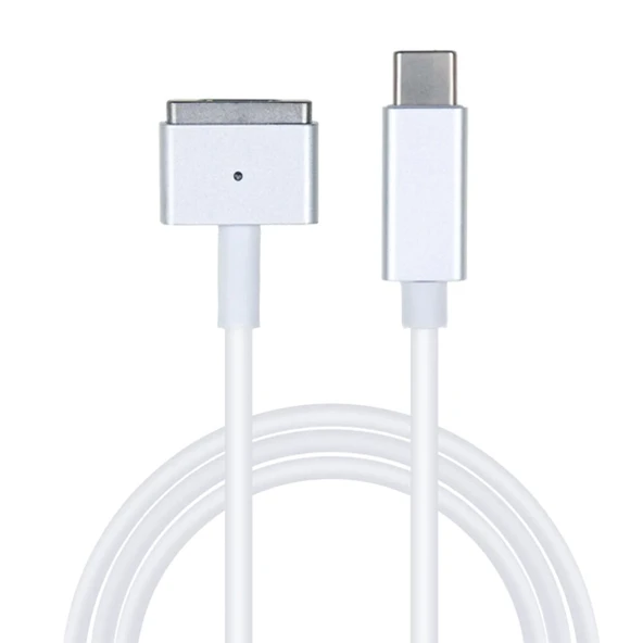 Usb-C To Magsafe 2 Macbook Pro Macbook Air Uyumlu Şarj Kablosu 1.8M (Beyaz)