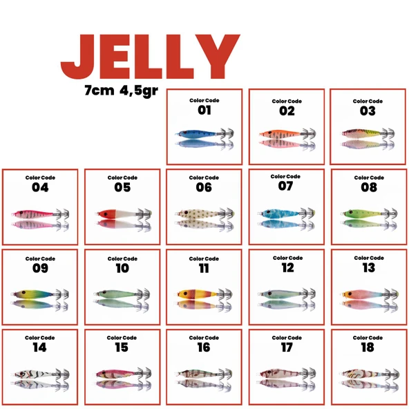 Pandora Jelly Soft 7cm 4.3gr Kalamar Zokası ürün görseli 1