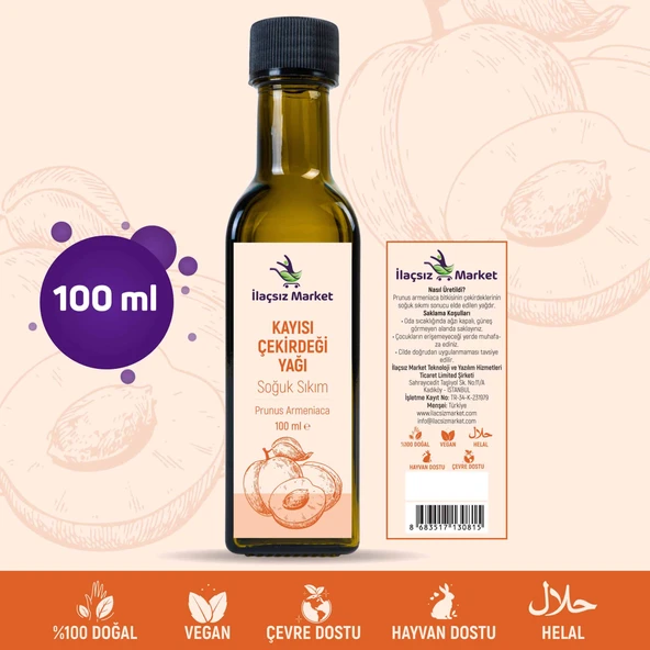 Kayısı Çekirdeği Yağı / 100 ml