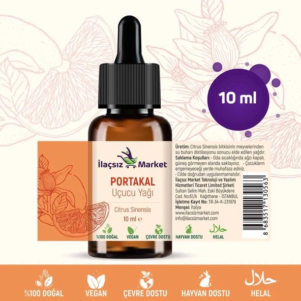 Portakal Yağı / 10 ml (Tıbbi)