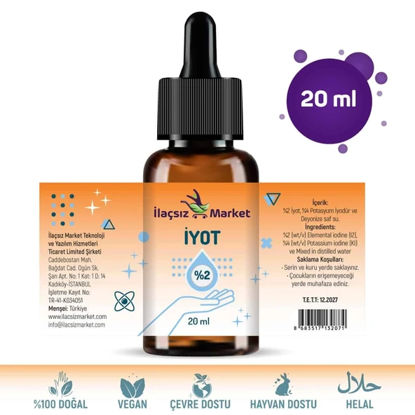 Lugol İyot (%2'lik) / 20 ml