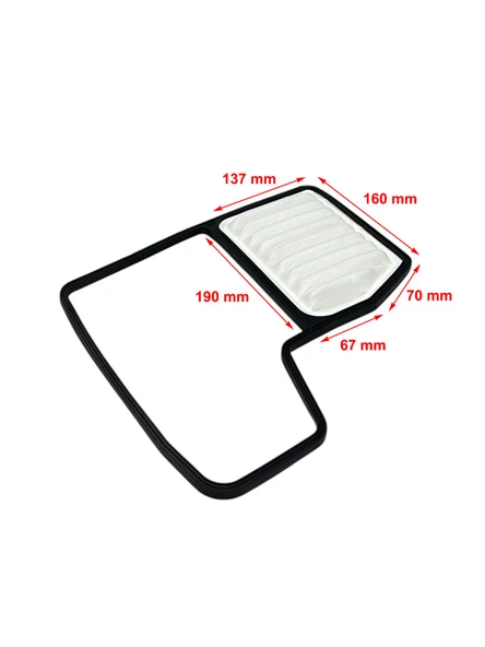 Wunder Suzuki Swift V 1.2 Hybrid 61 Kw 2020 ve Sonrası Hava Filtresi - Resim 2