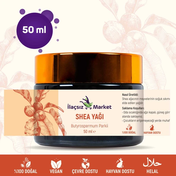 Shea Yağı / 50 ml (Raw)