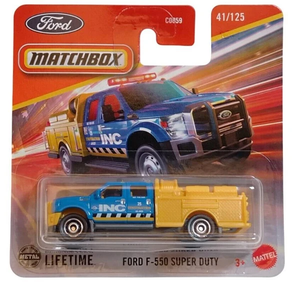 C0859 Matchbox 1:64 Tekli Arabalar FORD F-550 SUPER DUTY JBT08 - 2