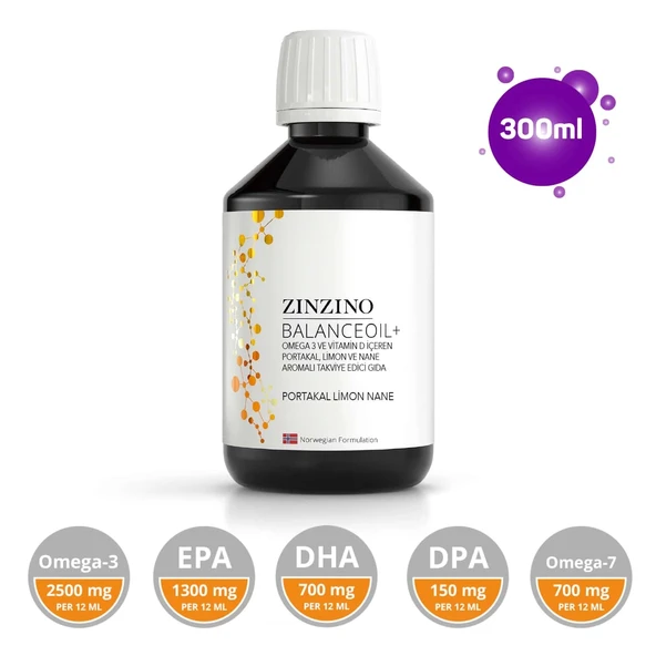 Zinzino Omega 3 - BalanceOil+ 300 ml - 5 ADET - 3