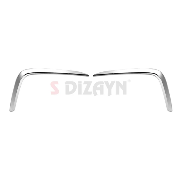 S-Dizayn Volkswagen Tiguan Krom Arka Tampon Difüzör Çıtası OEM Still 2 Prç. 2024 Üzeri A+ Kalite - 2