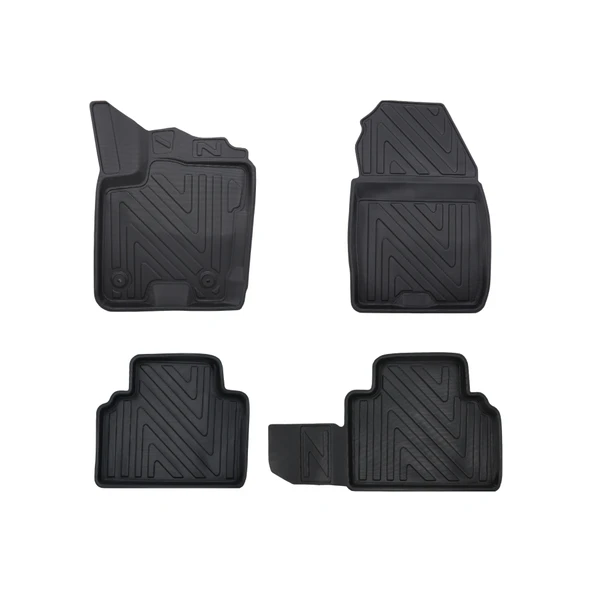 Ford Courier 2014-2023 Premium Seri Araca Özel 3D Havuzlu Oto Paspas ürün görseli